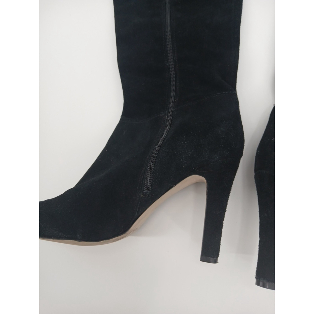 Kelsi Dagger Sophia Boots ShoesBlack Suede Over Knee Womens 9.5 - Picture 11 of 15